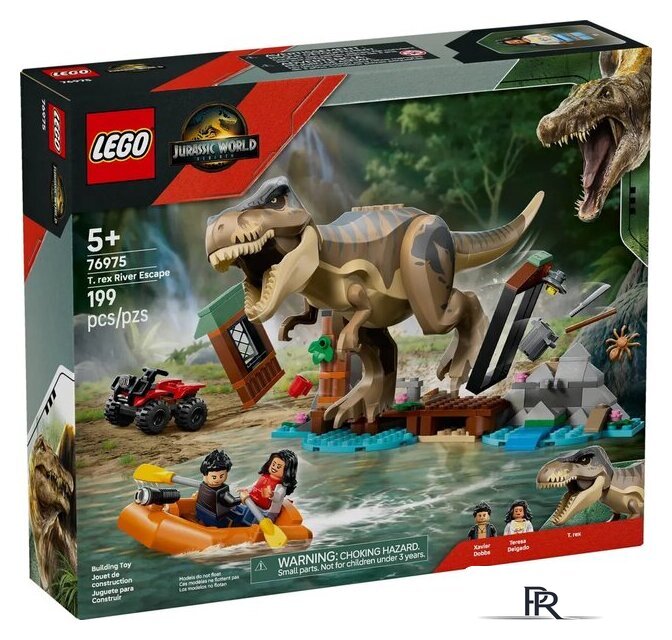 Конструктор LEGO Jurassic World Побег по реке от Ти-Рекса 76975 - Изображение №1 — Интернет-магазин ПроЗаказ