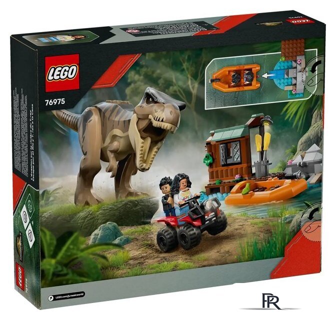 Конструктор LEGO Jurassic World Побег по реке от Ти-Рекса 76975 - Изображение №2 — Интернет-магазин ПроЗаказ