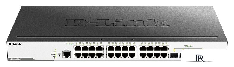 Управляемый коммутатор 2-го уровня D-Link DGS-3000-28X/B1A - Изображение №1 — Интернет-магазин ПроЗаказ