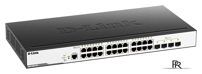 Управляемый коммутатор 2-го уровня D-Link DGS-3000-28X/B1A - Изображение №2 — Интернет-магазин ПроЗаказ