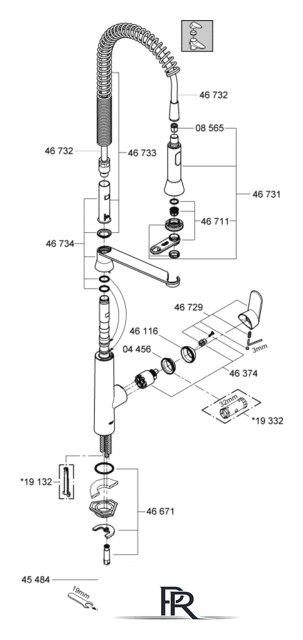 Смеситель Grohe K 7 32950000 - Изображение №3 — Интернет-магазин ПроЗаказ
