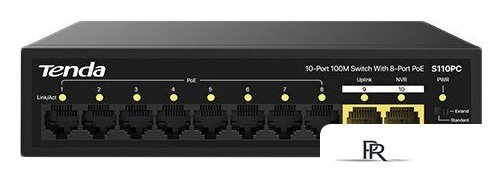 Неуправляемый коммутатор Tenda S110PC - Изображение №1 — Интернет-магазин ПроЗаказ