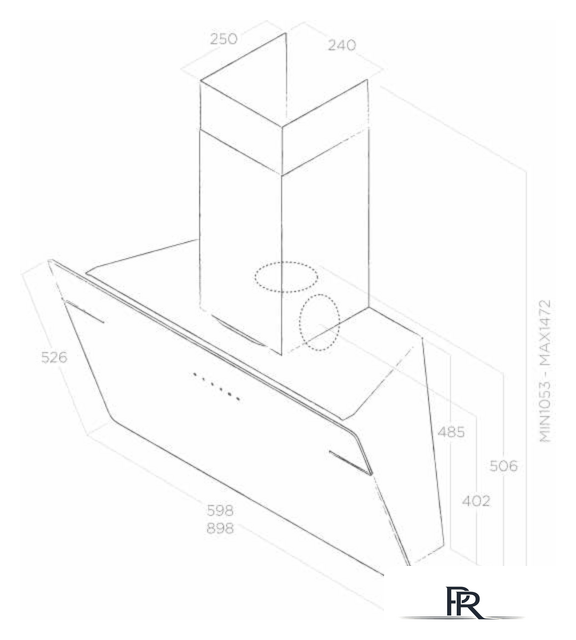 Кухонная вытяжка Elica L'essenza BL/A/90 PRF0117374A - Изображение №4 — Интернет-магазин ПроЗаказ