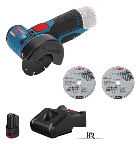 Угловая шлифмашина Bosch GWS 12V-76 Professional 0615990M3E (с 1-им АКБ 2 Ah) - Изображение №1 — Интернет-магазин ПроЗаказ