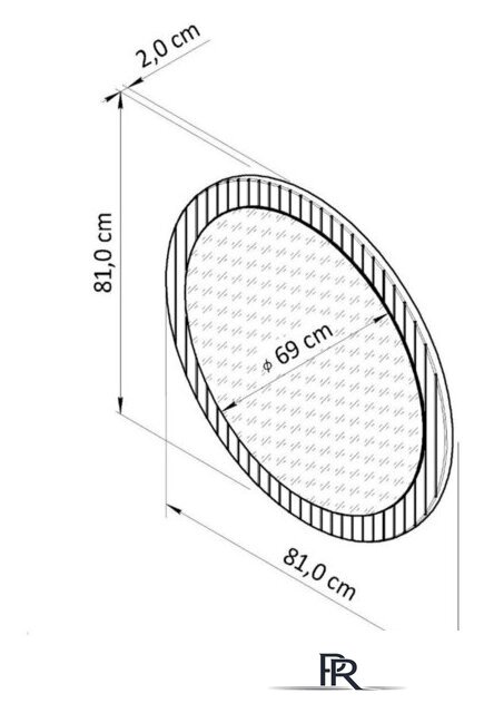 Зеркало Диприз Piaforte Д.68029.1 (сосна/белый) - Изображение №9 — Интернет-магазин ПроЗаказ