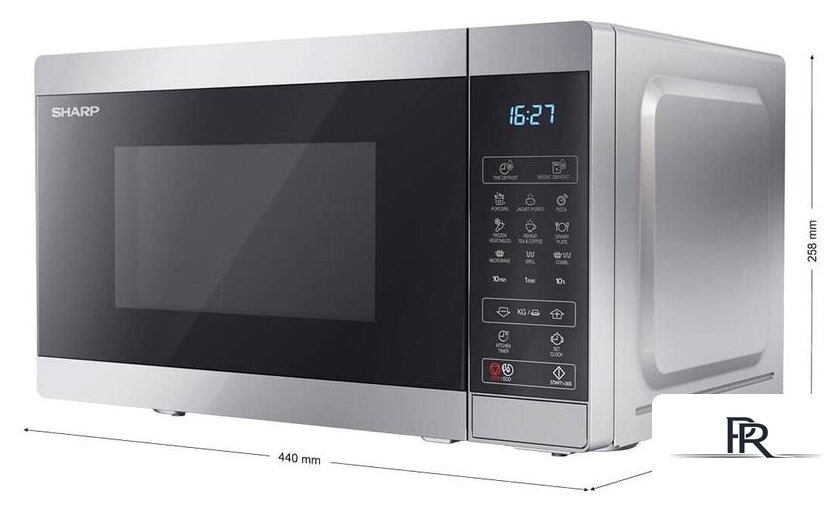 Микроволновая печь Sharp YC-MG02E-S - Изображение №5 — Интернет-магазин ПроЗаказ