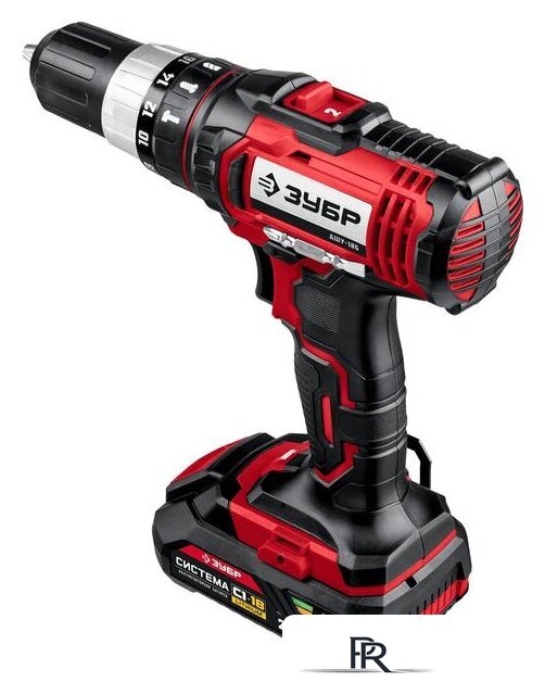 Дрель-шуруповерт Зубр Мастер ДШУ-185-22 (с 2-мя АКБ, кейс) - Изображение №4 — Интернет-магазин ПроЗаказ