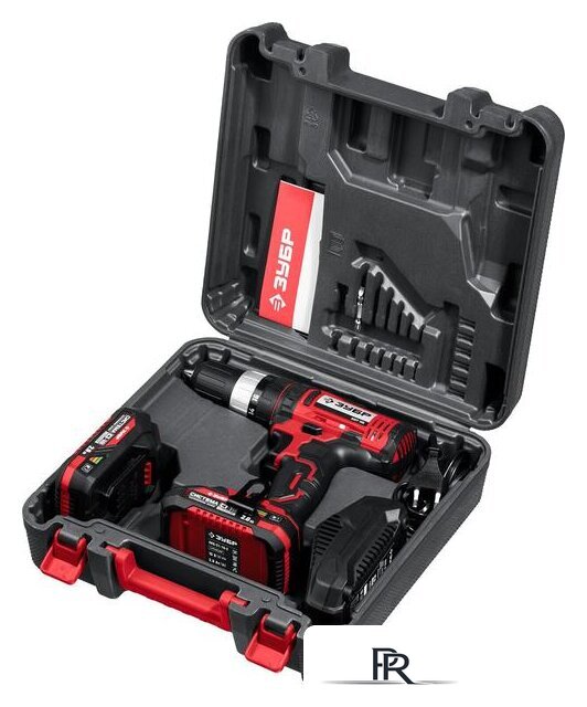 Дрель-шуруповерт Зубр Мастер ДШУ-185-22 (с 2-мя АКБ, кейс) - Изображение №7 — Интернет-магазин ПроЗаказ