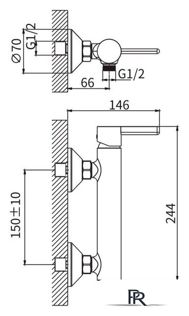 Смеситель Lauter Velvet 21СК9696С - Изображение №2 — Интернет-магазин ПроЗаказ