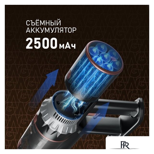 Пылесос Weissgauff V12 BLDC 500 Ora Rosa Turbo - Изображение №16 — Интернет-магазин ПроЗаказ
