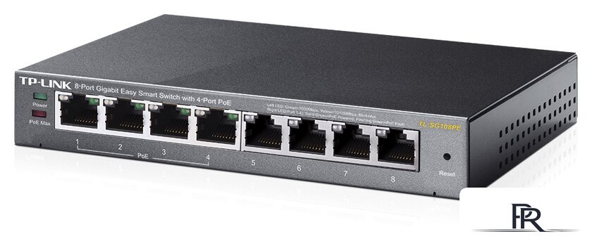 Настраиваемый коммутатор TP-Link TL-SG108PE - Изображение №3 — Интернет-магазин ПроЗаказ