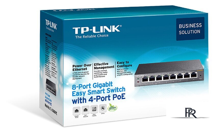 Настраиваемый коммутатор TP-Link TL-SG108PE - Изображение №5 — Интернет-магазин ПроЗаказ