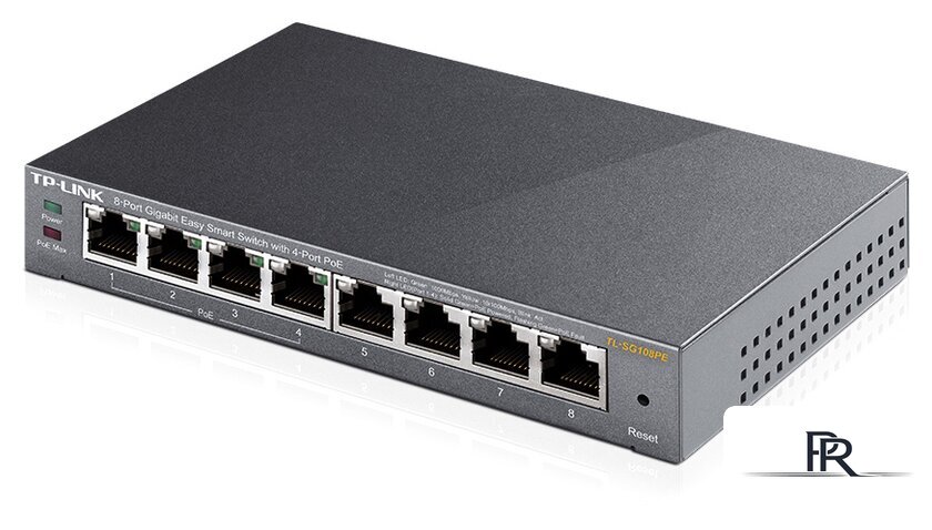 Настраиваемый коммутатор TP-Link TL-SG108PE - Изображение №4 — Интернет-магазин ПроЗаказ