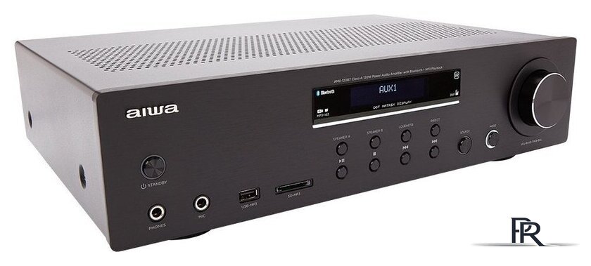 Интегральный усилитель Aiwa AMU-120BT (черный) - Изображение №3 — Интернет-магазин ПроЗаказ
