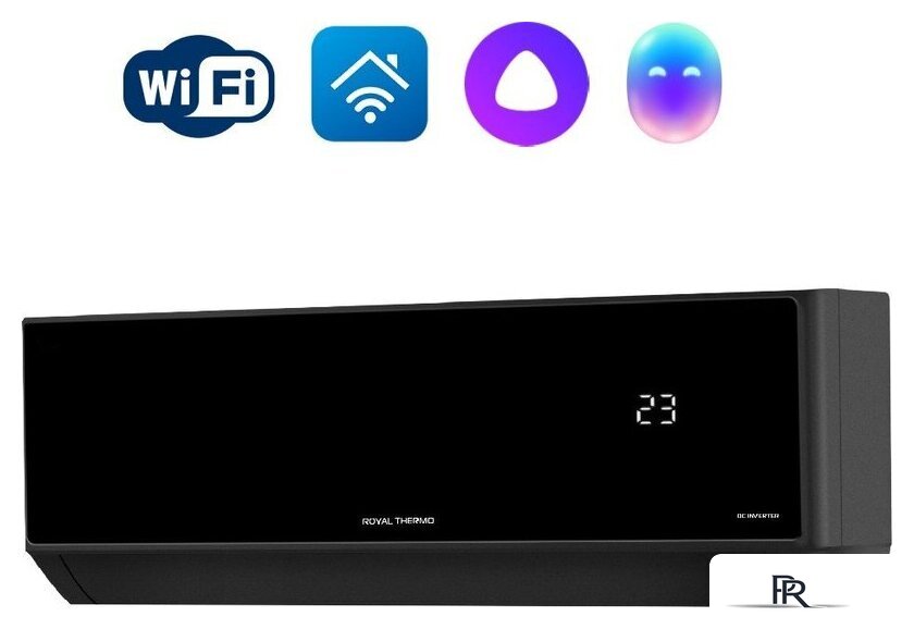 Кондиционер Royal Thermo Barocco DC RTBI-09HN8/black - Изображение №6 — Интернет-магазин ПроЗаказ