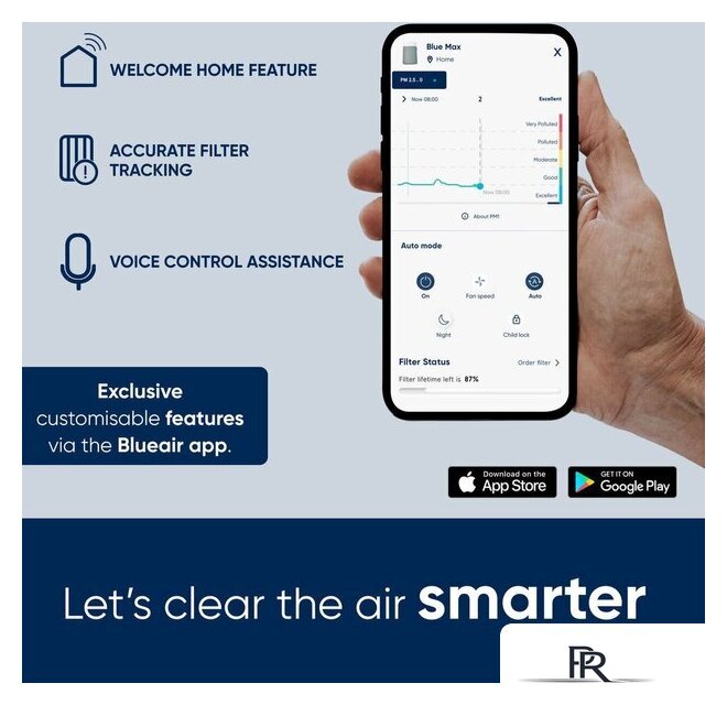 Очиститель воздуха Blueair Blue Max 3450i - Изображение №4 — Интернет-магазин ПроЗаказ