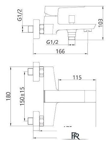 Смеситель Invena Paros BW-09-001 - Изображение №2 — Интернет-магазин ПроЗаказ
