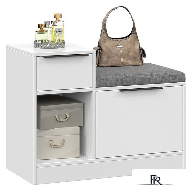 Банкетка Трия Агата комбинированная (белый) - Изображение №1 — Интернет-магазин ПроЗаказ