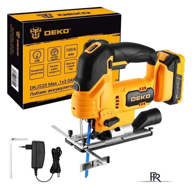 Электролобзик Deko DKJS20 Max 083-1126 (с 1-им АКБ) - Изображение №1 — Интернет-магазин ПроЗаказ