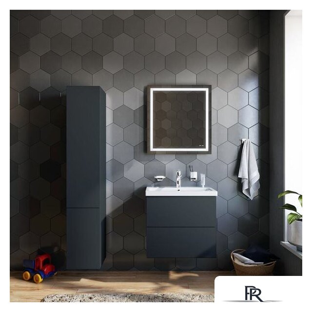  AM.PM Тумба под умывальник Gem 60 M90FHX06022GM (2 ящика, графит) - Изображение №8 — Интернет-магазин ПроЗаказ