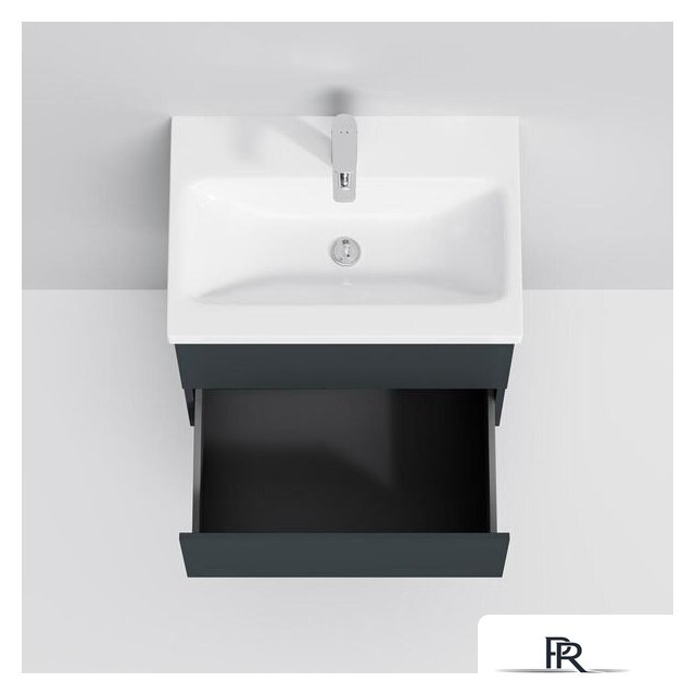  AM.PM Тумба под умывальник Gem 60 M90FHX06022GM (2 ящика, графит) - Изображение №4 — Интернет-магазин ПроЗаказ