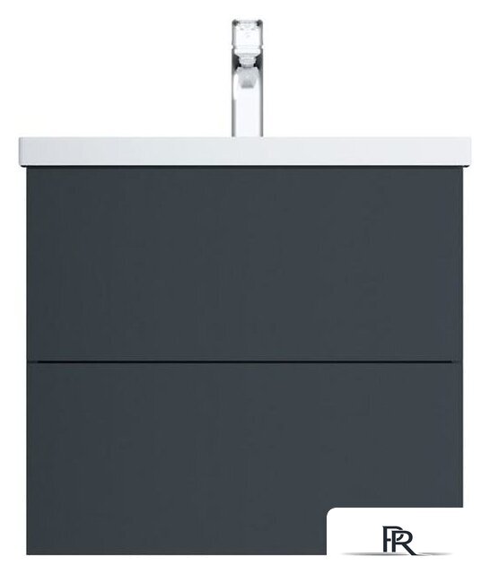  AM.PM Тумба под умывальник Gem 60 M90FHX06022GM (2 ящика, графит) - Изображение №1 — Интернет-магазин ПроЗаказ