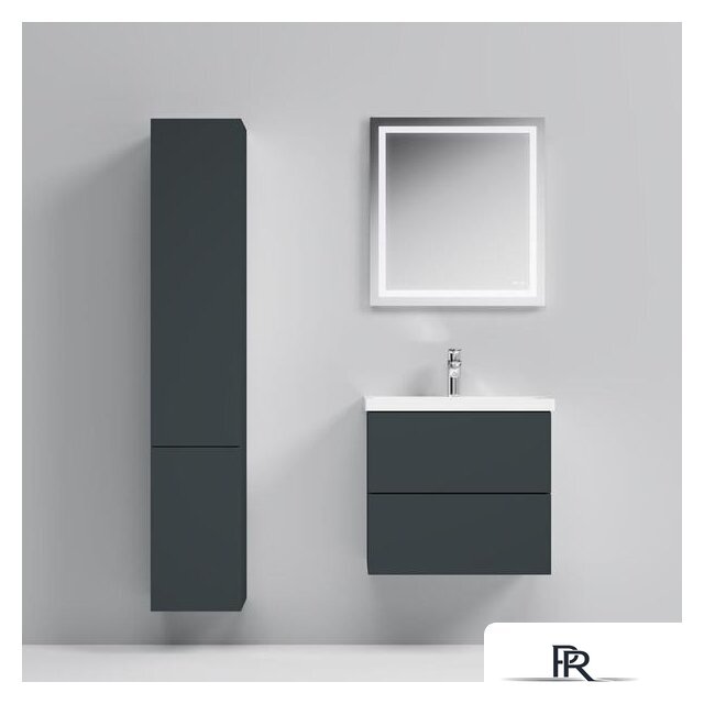  AM.PM Тумба под умывальник Gem 60 M90FHX06022GM (2 ящика, графит) - Изображение №7 — Интернет-магазин ПроЗаказ