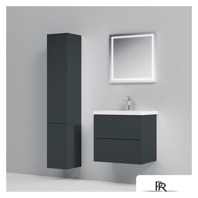  AM.PM Тумба под умывальник Gem 60 M90FHX06022GM (2 ящика, графит) - Изображение №9 — Интернет-магазин ПроЗаказ