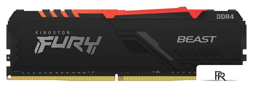 Оперативная память Kingston FURY Beast RGB 16ГБ DDR4 2666 МГц KF426C16BB12A/16 - Изображение №2 — Интернет-магазин ПроЗаказ