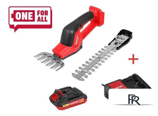 Кусторез + ножницы Wortex SG 1820 1333483 (с 1-им АКБ) - Изображение №1 — Интернет-магазин ПроЗаказ