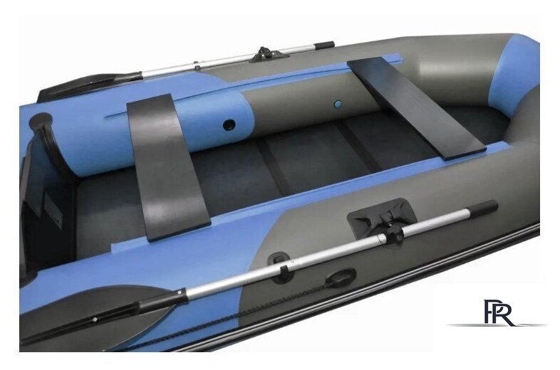 Моторно-гребная лодка Муссон 3000 С (серый/синий) - Изображение №4 — Интернет-магазин ПроЗаказ