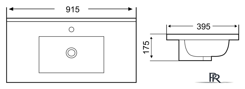 Умывальник WeltWasser Deilbach 7517-90 - Изображение №4 — Интернет-магазин ПроЗаказ