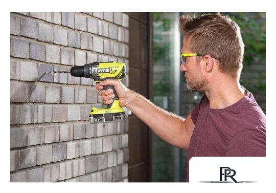 Ударная дрель-шуруповерт Ryobi R18PD3-242S 5133003820 (с 2-мя АКБ 4 Ah + 2 Ah, сумка) - Изображение №2 — Интернет-магазин ПроЗаказ