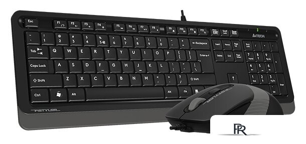 Офисный набор A4Tech Fstyler F1010 (черный/серый) - Изображение №3 — Интернет-магазин ПроЗаказ