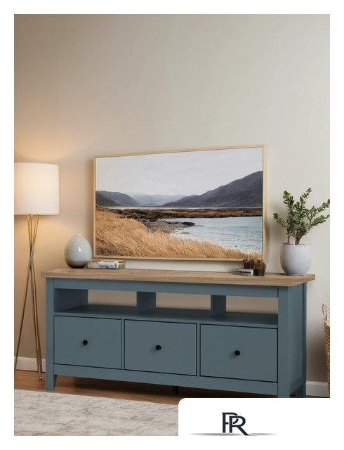 Тумба Mio Tesoro Сага 3 ящика 2.08.03.090.16 (темно-бирюзовый/ясень) - Изображение №5 — Интернет-магазин ПроЗаказ