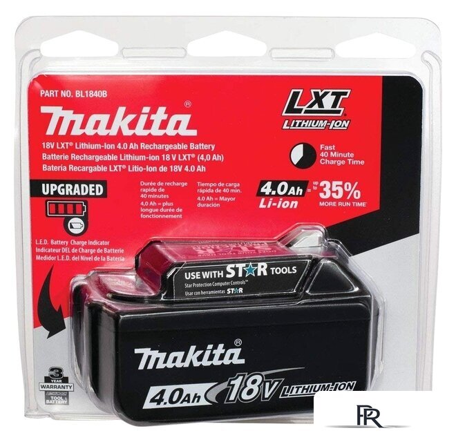 Аккумулятор Makita BL1840B (18В/4.0 а*ч) - Изображение №10 — Интернет-магазин ПроЗаказ