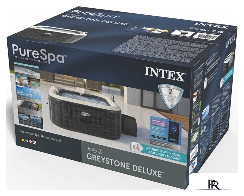 Надувной бассейн Intex Greystone Deluxe 28450 (175х71) - Изображение №12 — Интернет-магазин ПроЗаказ