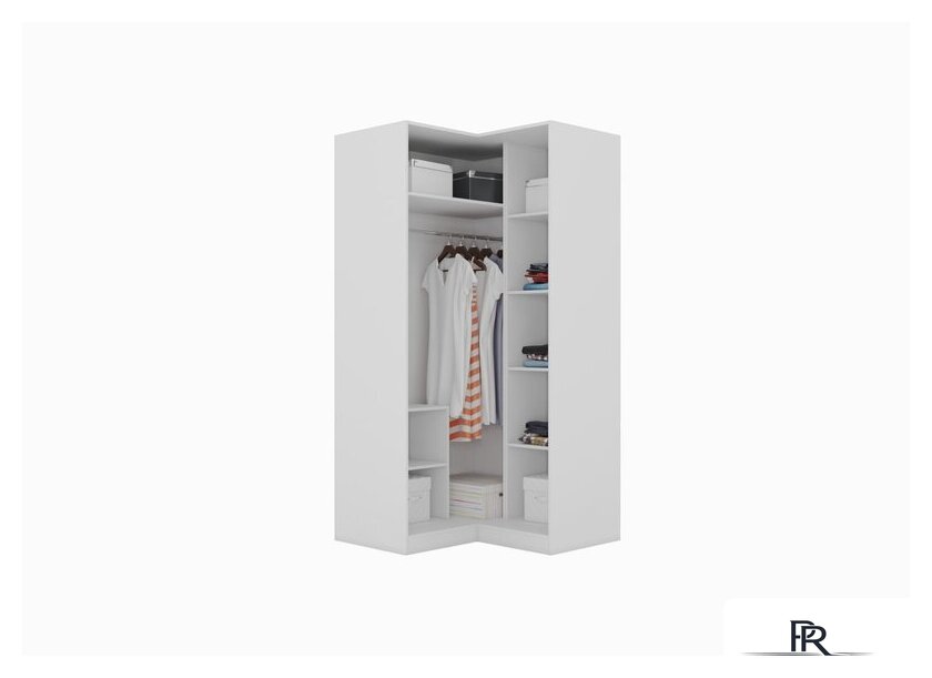 Шкаф распашной Интермебель Марсель 2 зеркала МР-12 (кашемир) - Изображение №3 — Интернет-магазин ПроЗаказ