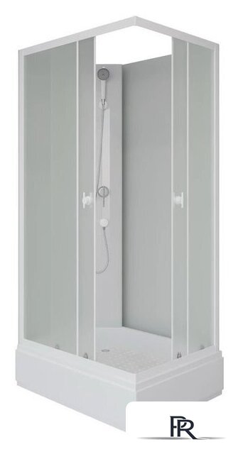 Душевая кабина Niagara Promo P110/80/26Q/MT/BK 110x80x195 - Изображение №1 — Интернет-магазин ПроЗаказ