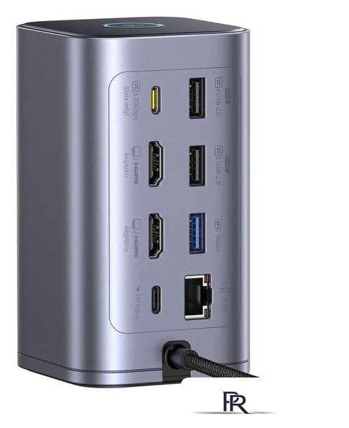 Док-станция Baseus Nomos NU1 Air Win 12-in-1 Docking Station B00568103813-00 - Изображение №3 — Интернет-магазин ПроЗаказ
