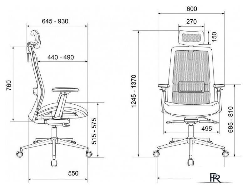 Офисное кресло Бюрократ MC-912-H (черный) - Изображение №13 — Интернет-магазин ПроЗаказ