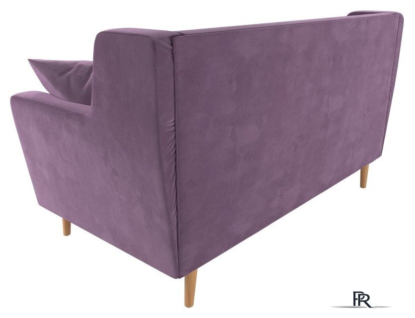 Диван Лига диванов Брайтон 281 2-х местная 108927 (микровельвет, сиреневый) - Изображение №5 — Интернет-магазин ПроЗаказ
