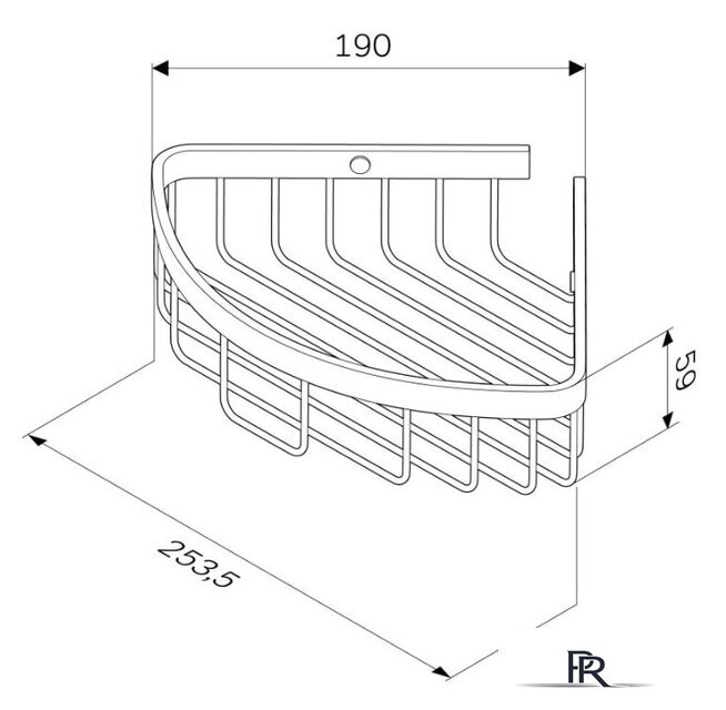  AM.PM Полка Sense L A7452100 - Изображение №2 — Интернет-магазин ПроЗаказ