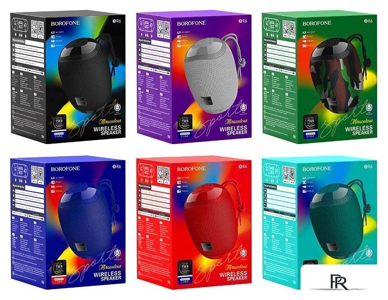 Беспроводная колонка Borofone BR6 (красный) - Изображение №4 — Интернет-магазин ПроЗаказ