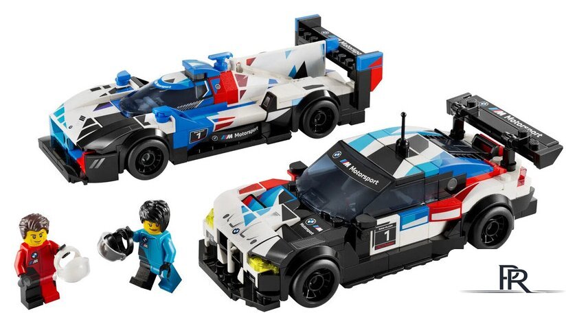 Конструктор LEGO Speed Champions 76922 Гоночные автомобили BMW M4 GT3 и BMW M Hybrid V8 - Изображение №9 — Интернет-магазин ПроЗаказ