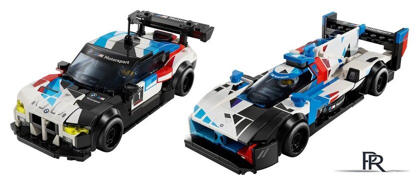 Конструктор LEGO Speed Champions 76922 Гоночные автомобили BMW M4 GT3 и BMW M Hybrid V8 - Изображение №5 — Интернет-магазин ПроЗаказ