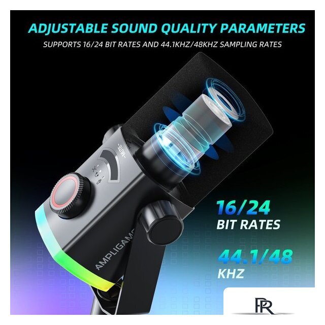 Проводной микрофон FIFINE AM8PROTW (белый) - Изображение №5 — Интернет-магазин ПроЗаказ