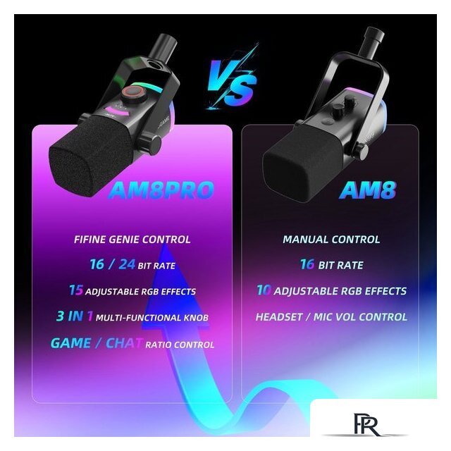 Проводной микрофон FIFINE AM8PROTW (белый) - Изображение №11 — Интернет-магазин ПроЗаказ