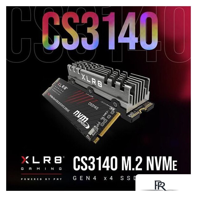 SSD PNY XLR8 CS3140 Heatsink 2TB M280CS3140-2TB-RB - Изображение №3 — Интернет-магазин ПроЗаказ