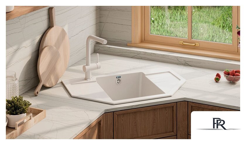 Кухонная мойка Ulgran U-609 (328 бежевый) - Изображение №2 — Интернет-магазин ПроЗаказ